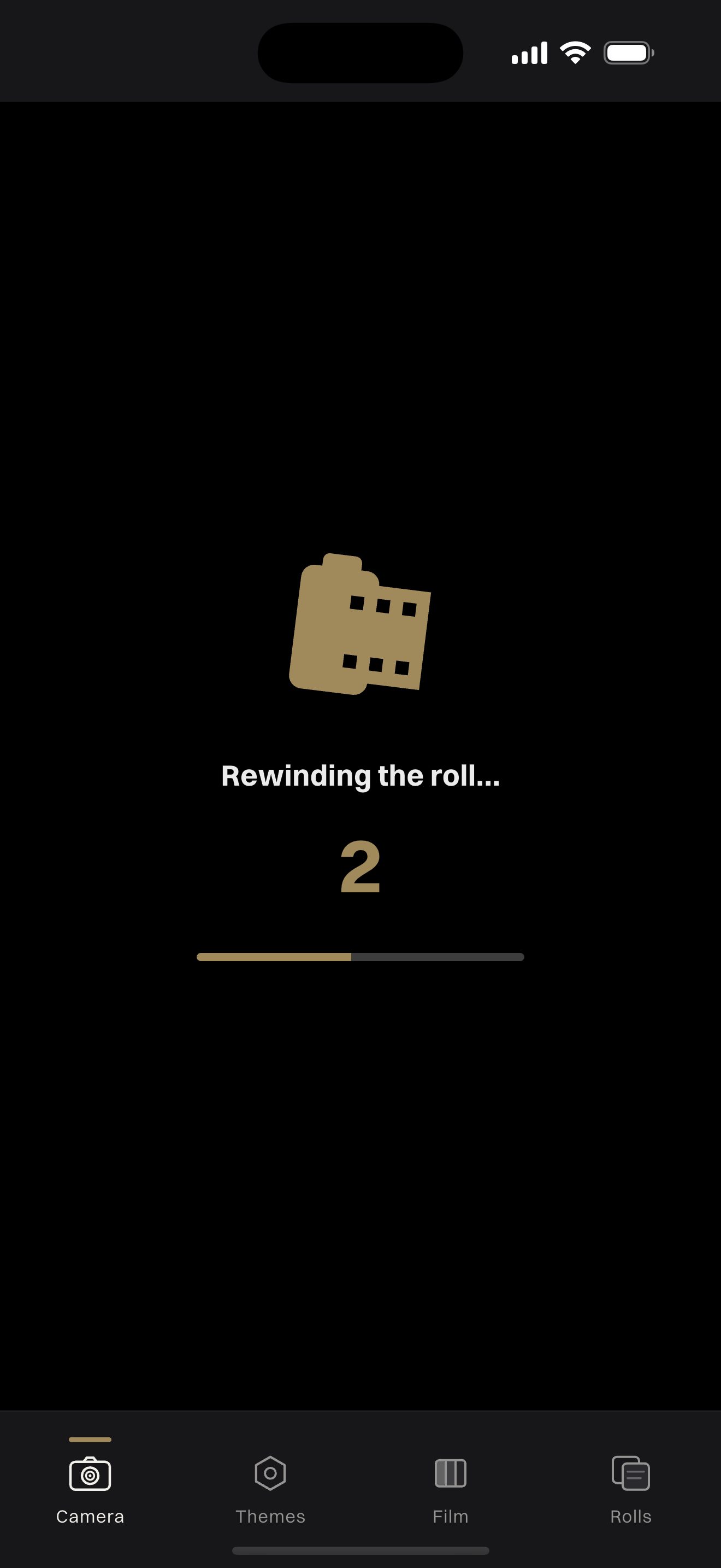 Rewinding a roll of 24